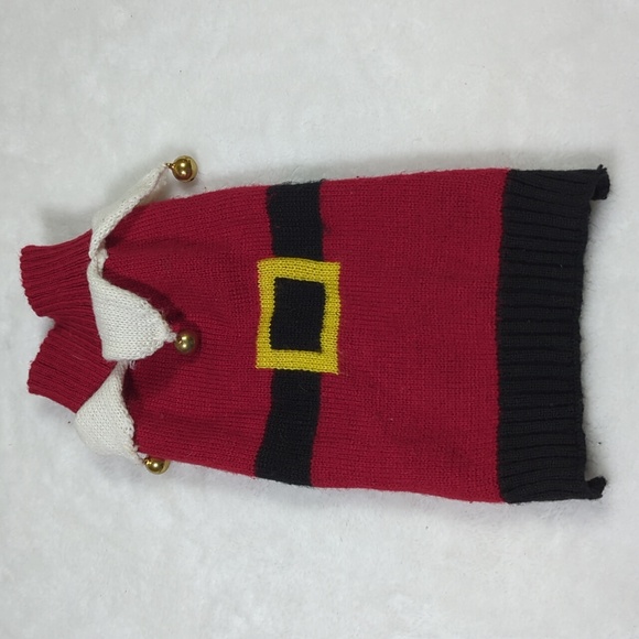 Simply Dog Santa Sweater Small - Picture 1 of 2